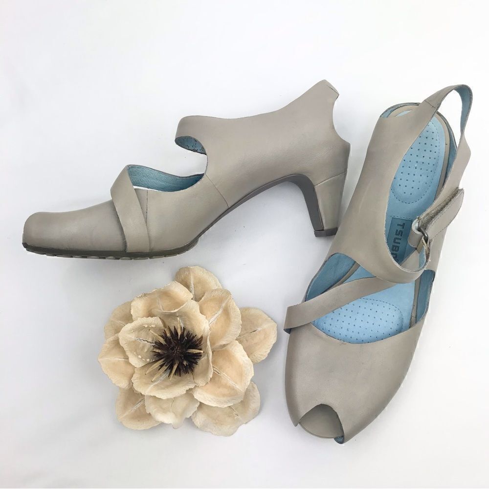 Tsubo Tan Open Toe Heeled Sandals